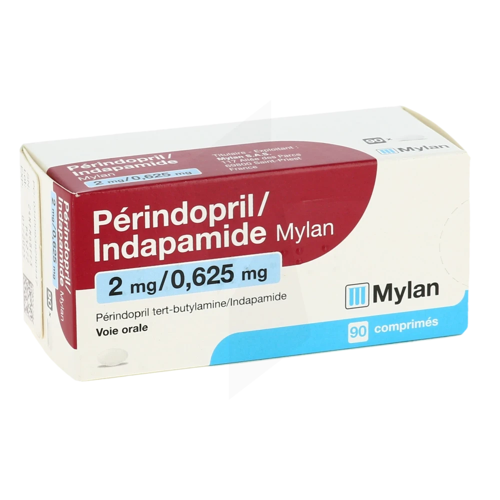 Perindopril/indapamide Viatris 2 Mg/0,625 Mg, Comprimé