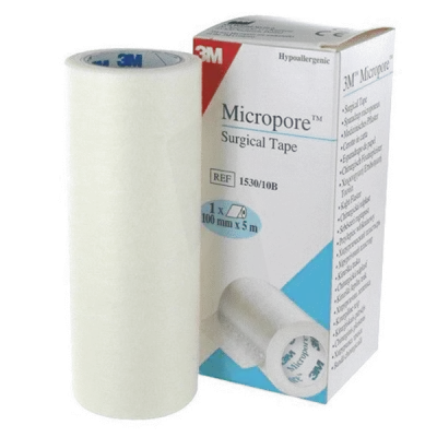 Micropore Sparadrap Microporeux 100mmx5m Rouleau à LA TESTE DE BUCH