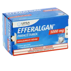 Efferalgan 1000 Mg, Comprimé Effervescent à Paris