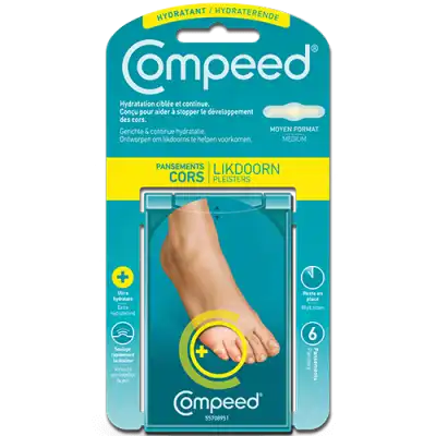 Compeed Soin Du Pied Pansements Hydratant Cors B/6 à POISY