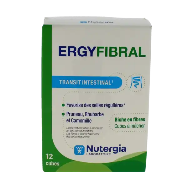 Nutergia Ergyfibral Transit Intestinal Cubes B/12