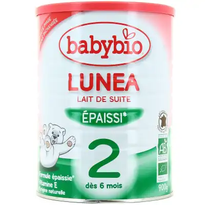 Babybio Lunea 2 Lait Pdre B/900g à GRENOBLE