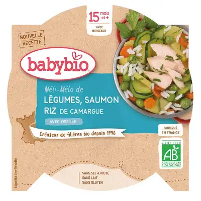 Babybio Assiette Légumes Saumon Riz à St Médard En Jalles