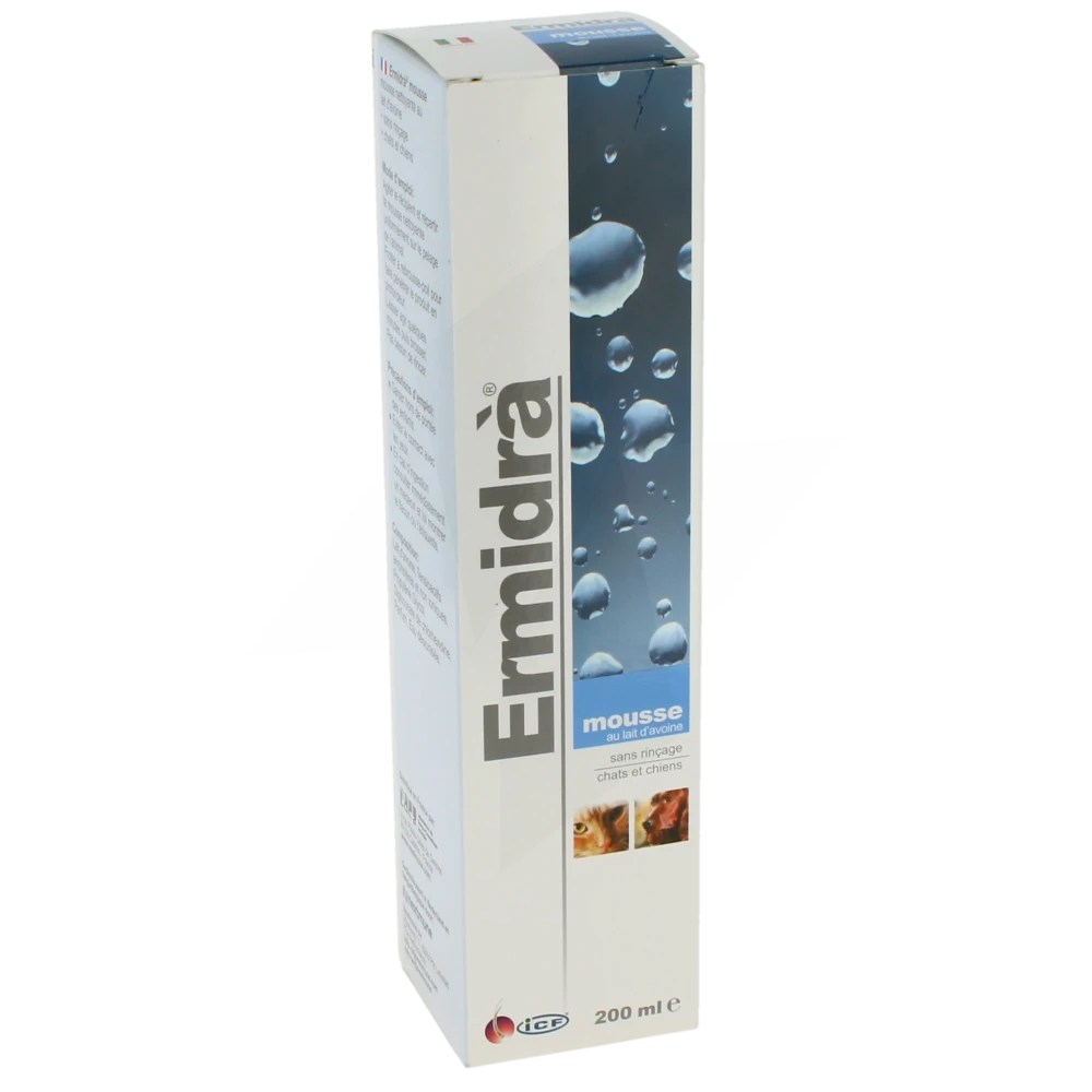 Ermidra Mousse Nettoyante Chien/chat 200ml