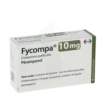 Fycompa 10 Mg, Comprimé Pelliculé à Chelles
