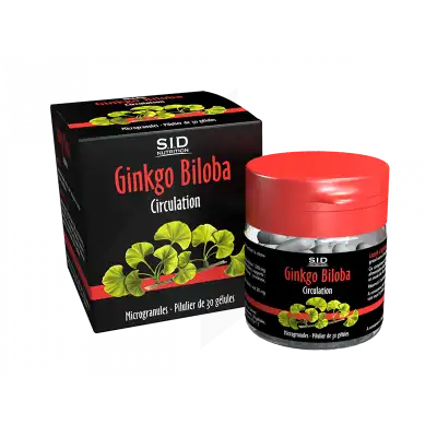 Sid Nutrition Phytoclassics Gingko Biloba Gélules B/30 à Pau