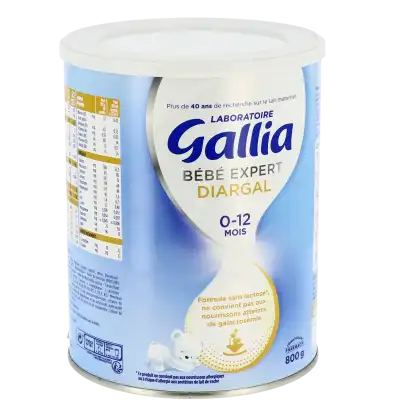 Gallia Bebe Expert Diargal Alimentation Infantile De Substitution Du Lait B/800g à Bordeaux