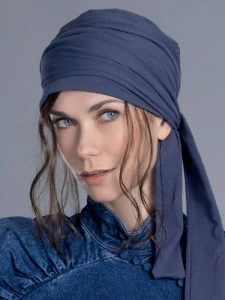 1001 Perruques Ama Turban Marine