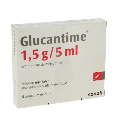 Glucantime 1,5 G/5 Ml, Solution Injectable à Gardanne