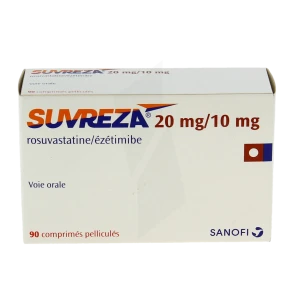 Suvreza 20 Mg/10 Mg, Comprimé Pelliculé