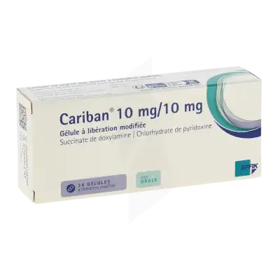 CARIBAN 10 mg/10 mg, gélule à libération modifiée