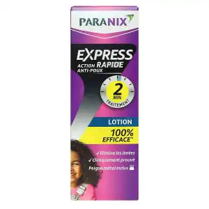 Paranix Express 2 Min Lot Antipoux Fl/100ml+peigne à AIMARGUES