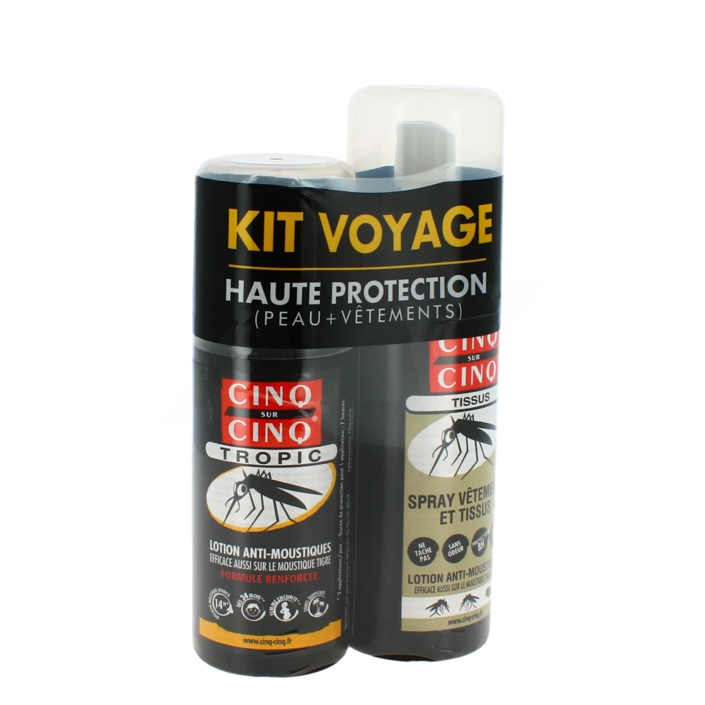 Cinq Sur Cinq Kit Voyage Haute Protection