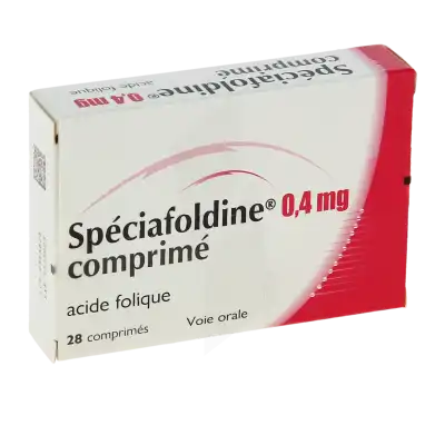 SPECIAFOLDINE 0,4 mg, comprimé