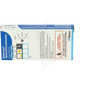 Nebivolol/hydrochlorothiazide Viatris 5 Mg/12,5 Mg, Comprimé Pelliculé