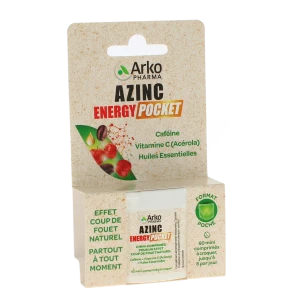Azinc Energy Pocket Comprimés Mini Boîte De 60