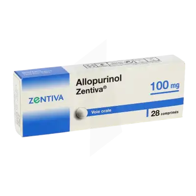 Allopurinol Zentiva 100 Mg, Comprimé à Saint-Médard-en-Jalles