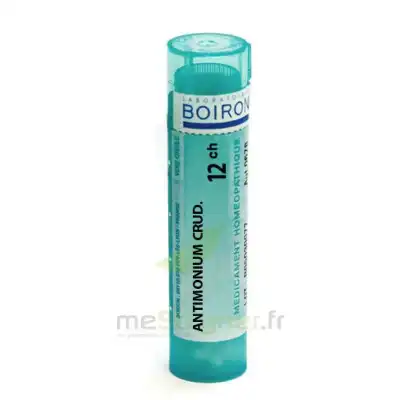 Boiron Antimonium Crudum 12ch Granules Tube De 4g à BOUC-BEL-AIR