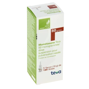 Mometasone Teva 50 Microgrammes/dose, Suspension Pour Pulvérisation Nasale