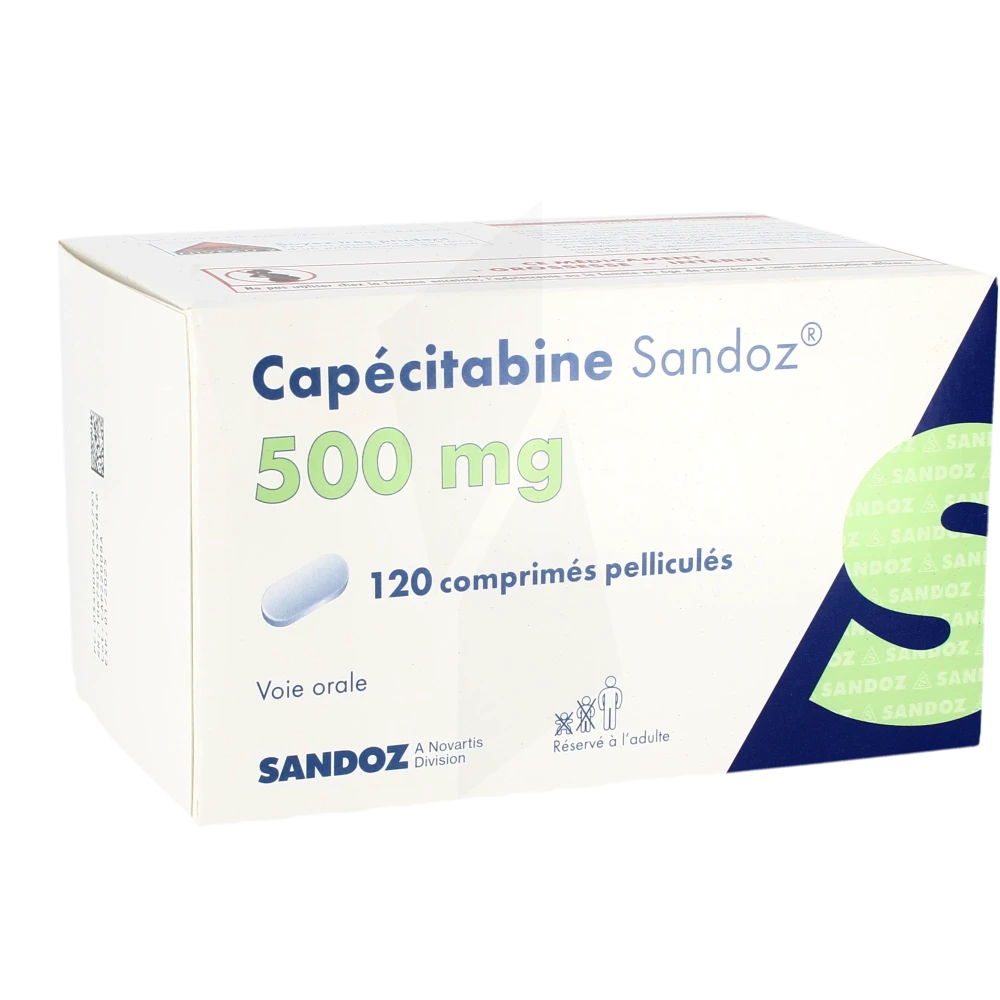 Capecitabine Sandoz 500 Mg, Comprimé Pelliculé