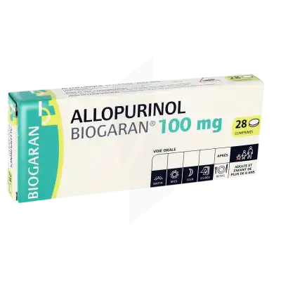 Allopurinol Biogaran 100 Mg, Comprimé à Seysses