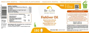 Be-life Fishliver Oil Caps B/180