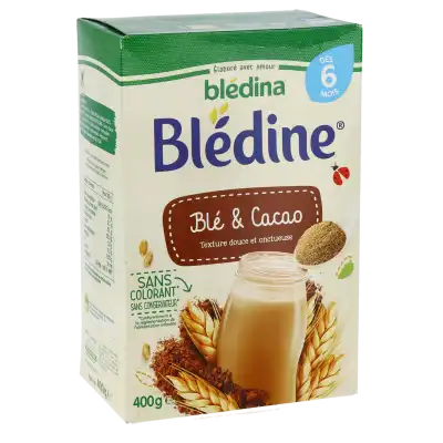 Blédina Blédine Céréales Instantanées Cacao 2ème âge B/400g à SAINT-MEDARD-EN-JALLES