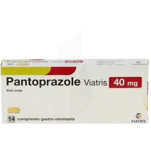 Pantoprazole Viatris 40 Mg, Comprimé Gastro-résistant