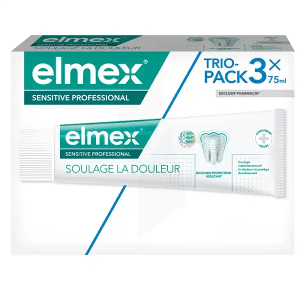 Elmex Sensitive Professional Pâte Dentifrice 3t/75ml