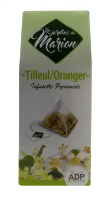 Les Jardins de Marion Infusettes pyramide Tilleul/Oranger
