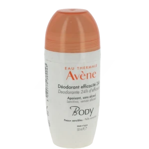 Avene Body Déodorant Efficacité 24h Roll-on/50ml