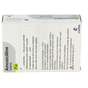 Amoxicilline Viatris 1 G, Comprimé Dispersible