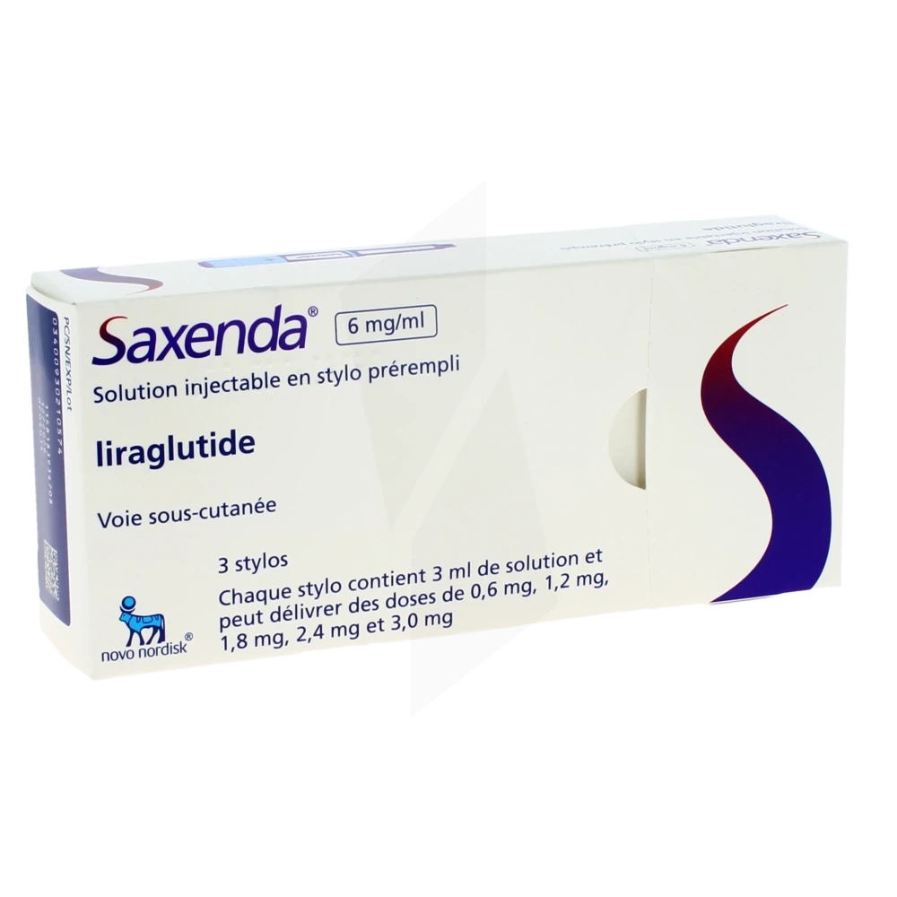 Saxenda 6 Mg/ml, Solution Injectable En Stylo Prérempli