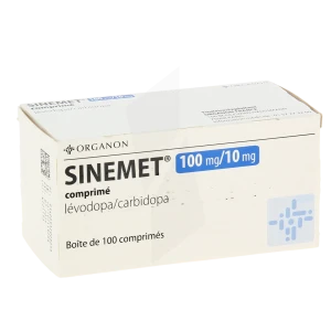 Sinemet 100 Mg/10 Mg, Comprimé