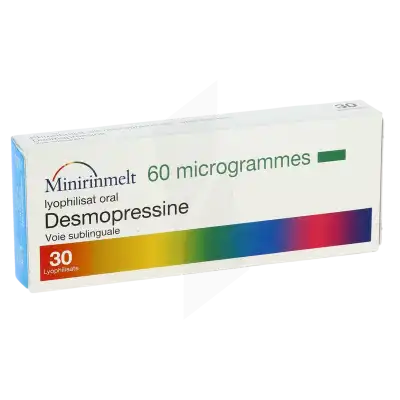 Minirinmelt 60 Microgrammes, Lyophilisat Oral à Casteljaloux