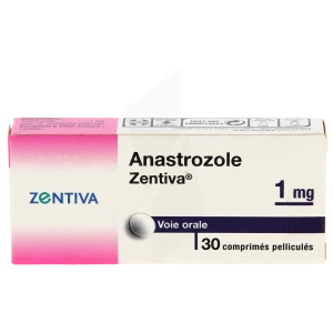 Anastrozole Zentiva 1 Mg, Comprimé Pelliculé