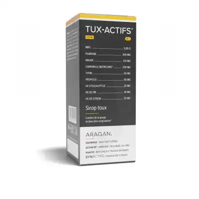 Aragan Synactifs Tux Actifs 12+ 125ml à AMBARÈS-ET-LAGRAVE