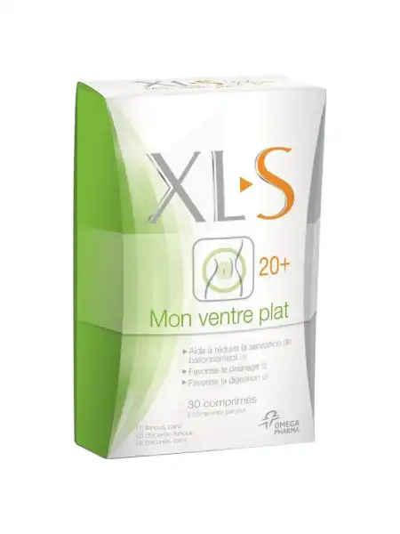 Xls Médical Mon Ventre Plat 20+ Comprimés B/30