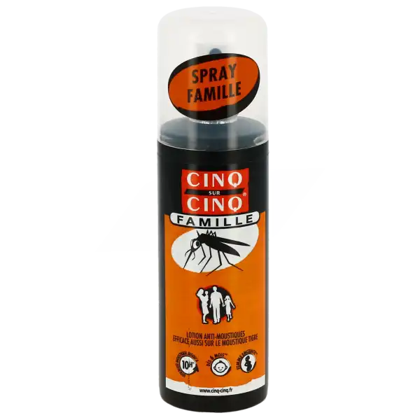 Cinq Sur Cinq Famille Lotion Anti-moustique Spray/100ml