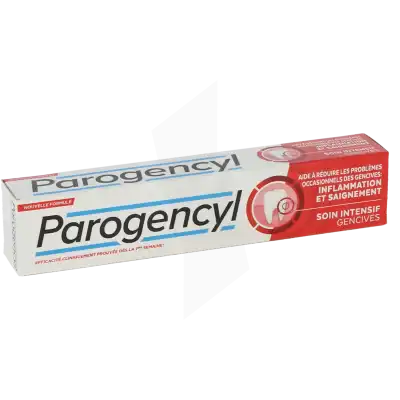 Parogencyl Pâte Dentifrice Soin Intensif Gencives Menthe T/75ml à Tours