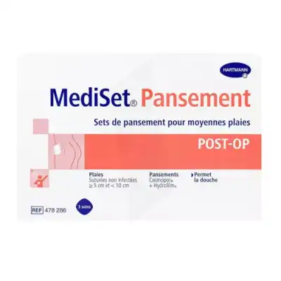 Mediset Post-op Set Pansement Plaies Moyennes B/3 à Bordeaux