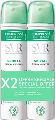 Svr Spirial Déodorant Végétal Spray Duo 75ml à Bordeaux