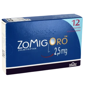 Zomigoro 2,5 Mg, Comprimé Orodispersible