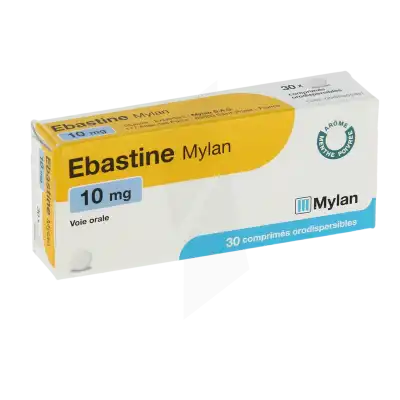 Ebastine Viatris 10 Mg, Comprimé Orodispersible à Nice