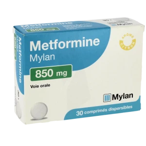 Metformine Viatris 850 Mg, Comprimé Dispersible