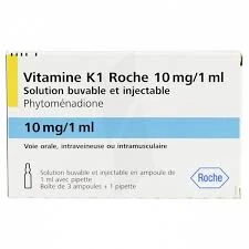 Vitamine K1 Roche 10 Mg/1 Ml, Solution Buvable Et Injectable