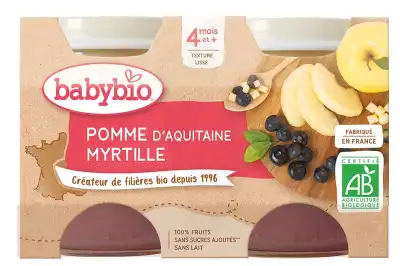 Babybio Pot Pomme Myrtille à ODOS