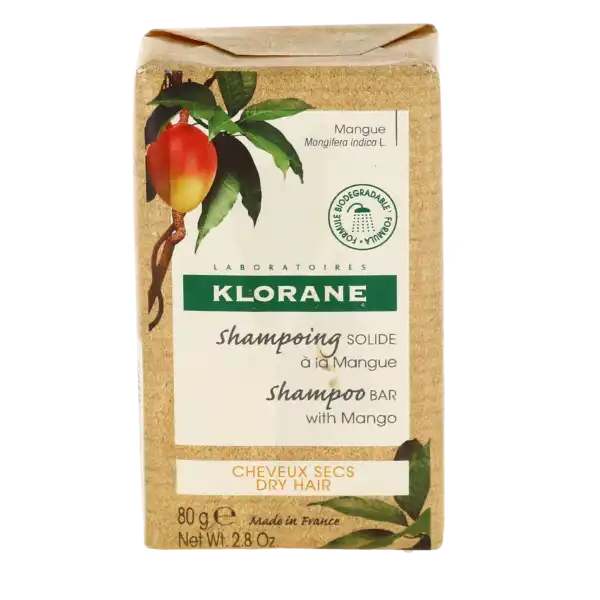 Klorane Capillaire Shampooing Solide Nutrition Mangue B/80g