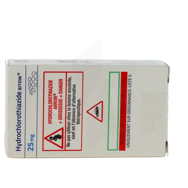 Hydrochlorothiazide Arrow 25 Mg, Comprimé Sécable