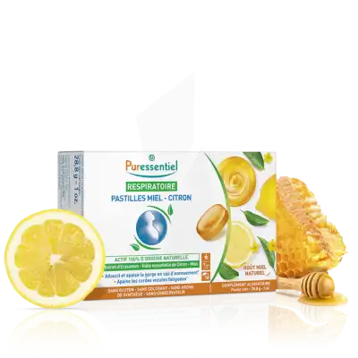 Puressentiel Respiratoire Pastilles Miel-Citron B/20